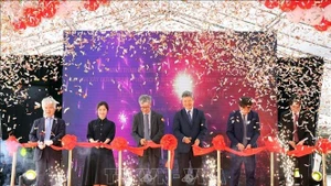 Inauguration du Centre d'opérations intelligent du quartier de Tam Ky. Photo: VNA