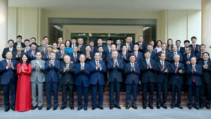 Le Secrétaire général Tô Lâm assiste à la cérémonie de la célébration du 95e anniversaire du Jour traditionnel du Bureau du Comité central du Parti. Photo : NDEL
