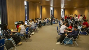 Lors de la Journée de don du sang « Cœur solidaire » 2025. Photo : NDEL.