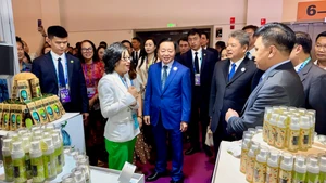 Le vice-Premier ministre vietnamien, Tran Hong Ha, a affirmé que le Vietnam continuerait à renforcer sa coopération globale avec la Chine et les pays de la région. Photo : congthuong