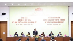 La conférence de presse se tient le 11 décembre à Hanoi. Photo : VNA.