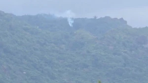 Le lieu du crash. Photo : VNA.