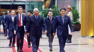 Le président du Conseil européen António Costa entamme sa visite officielle au Vietnam. Photo : VNA