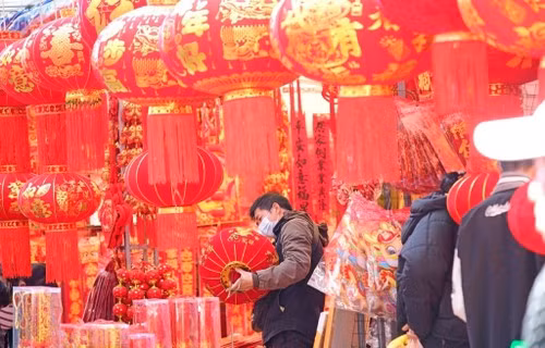 Le Nouvel An lunaire est la plus grande fête traditionnelle des Chinois. Photo : VCG. 