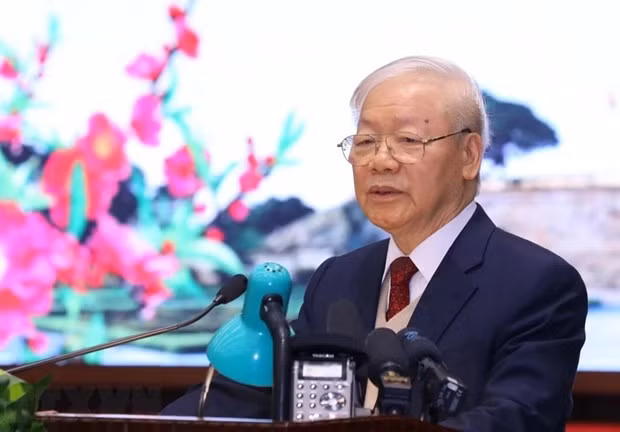 Le Secrétaire général du Parti communiste du Vietnam, Nguyên Phu Trong. Photo : VNA.