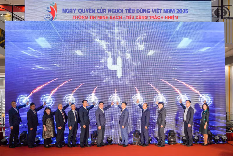 Lancement de la Journée des droits des consommateurs vietnamiens 2025. Photo : HP/CVN
