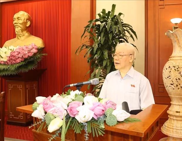 Le Secrétaire général du Parti, Nguyên Phu Trong. Photo : VNA.