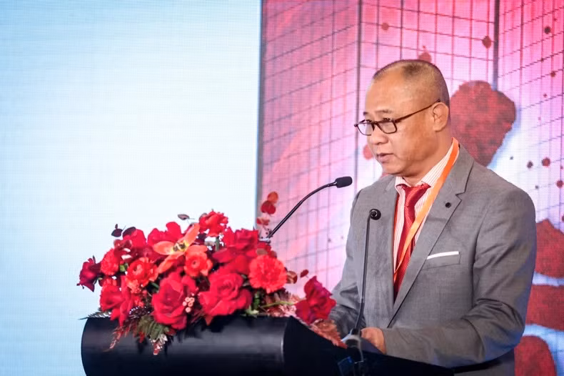 Le président de la Fédération vietnamienne de Kickboxing, Vu Duc Thinh. Photo : NDEL.
