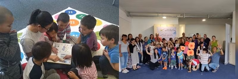 Un cours de vietnamien à l'école Binh Minh.