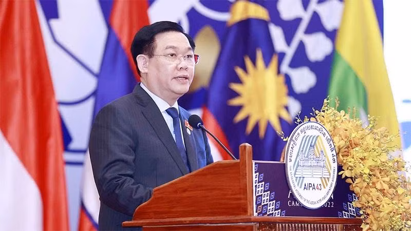 Le Président de l’Assemblée nationale, Vuong Dinh Huê. Photo : VNA