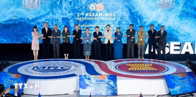 Des délégués de l'ASEAN et du MRC. Photo : VNA.