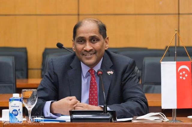 L'ambassadeur de Singapour au Vietnam, Jaya Ratnam. Photo : VGP
