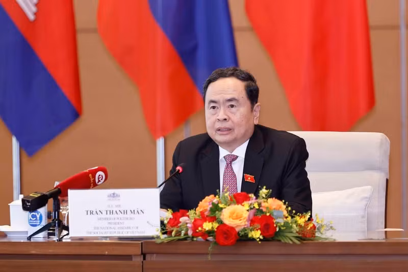 Le président de l'Assemblée nationale (AN), Tran Thanh Man. Photo : VNA.