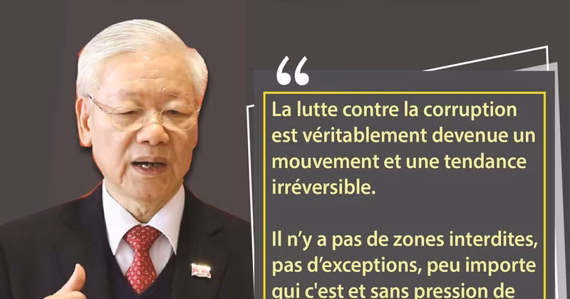 Les fortes directions du SG Nguyên Phu Trong sur la lutte contre la corruption