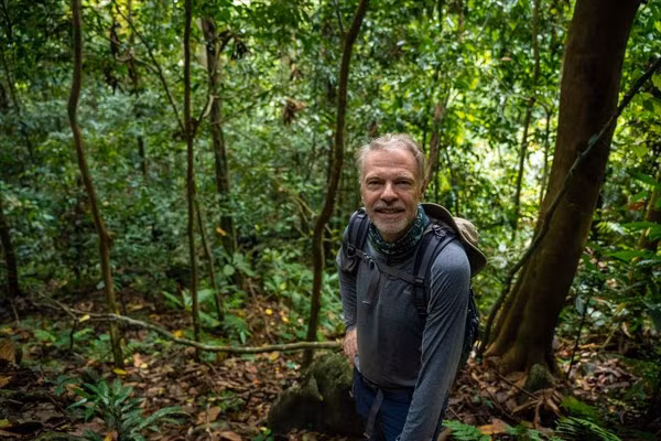 Christian Manhart au parc national de Phong Nha - Ke Bang, province de Quang Binh. Photo : UNESCO