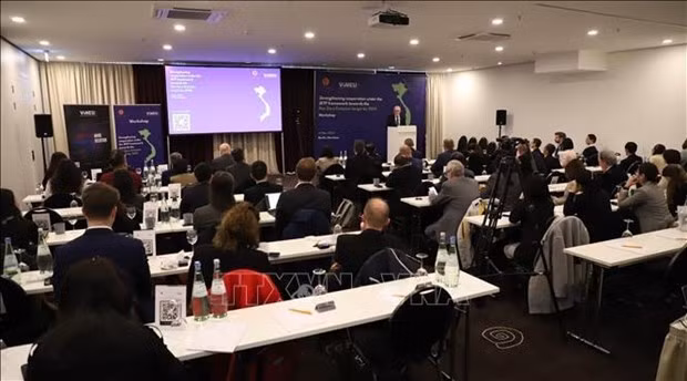Panorama du colloque. Photo : VNA.