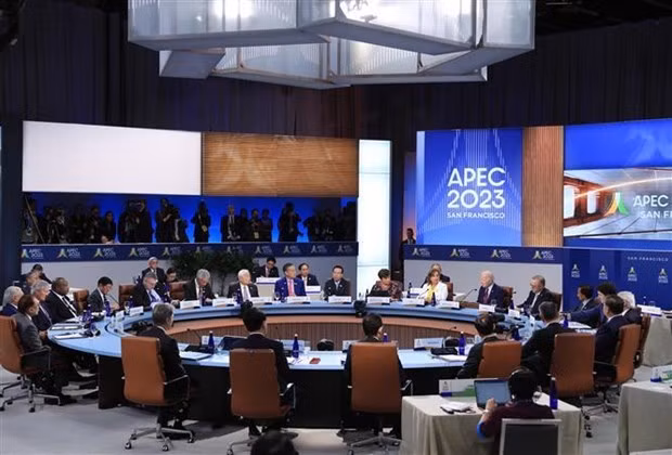 Vue d’ensemble de la 30e Conférence des dirigeants économiques de l’APEC à San Francisco, aux États-Unis. Photo : VNA.