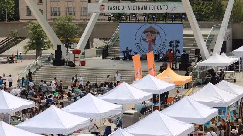 Le festival "Goût du Vietnam" à Toronto. Photo : baoquocte.
