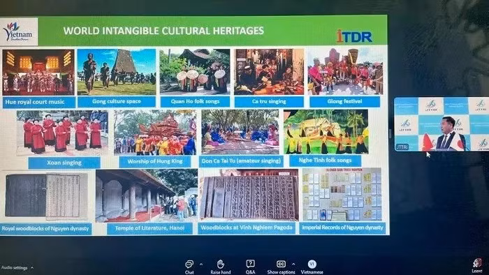 L’événement s’est déroulé en présentiel et en ligne. (Capture d'écran)