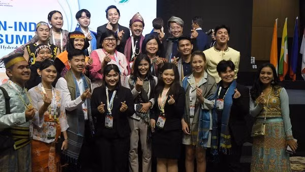 Le 4e Sommet de la jeunesse ASEAN-Inde à Hyderabad. Photo : thehindu.com