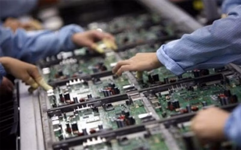 Les produits et composants électroniques sont les principales exportations du Vietnam vers les États-Unis. Photo : baochinhphu.