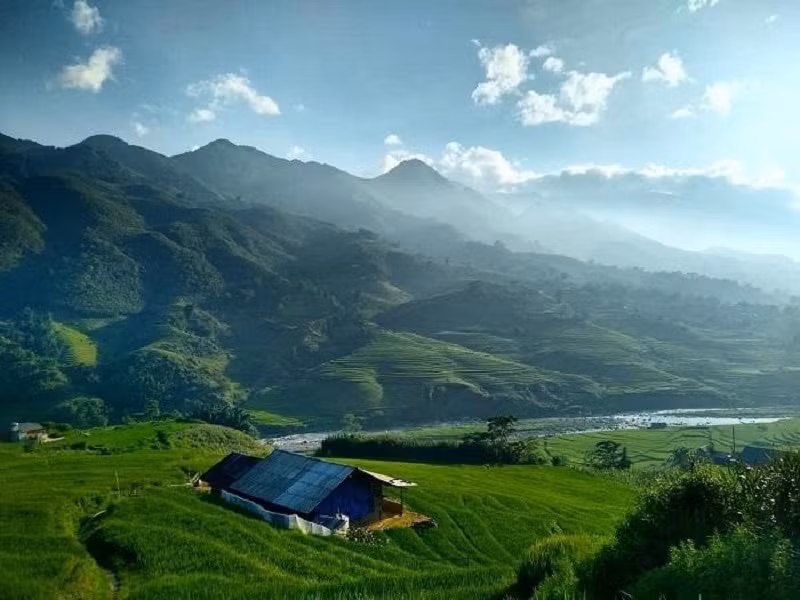 Hâu Thào est un endroit magnifique et paisible. Photo : baoquocte.vn