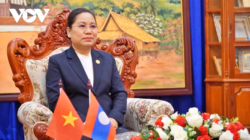 Mme Souansavanh Viyaket, ministre de l’Information, de la Culture et du Tourisme du Laos. Photo : VOV.