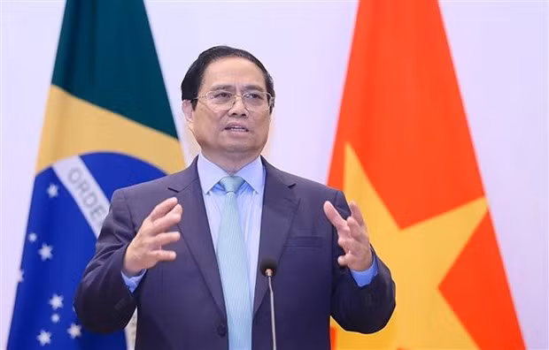 Le Premier ministre Pham Minh Chinh. Photo : VNA.