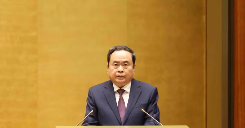 Le président de l'Assemblée nationale vietnamienne Tran Thanh Man. Photo : VNA. 