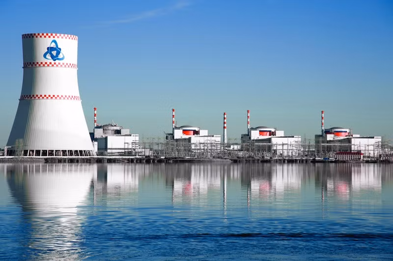 Une centrale nucléaire de Rosatom en Russie.