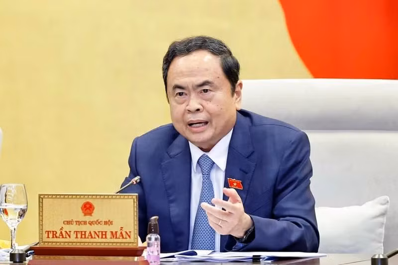 Le président de l'Assemblée nationale Tran Thanh Man. Photo : VNA 