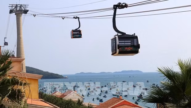 Phu Quôc accueille plus de 1,5 million de touristes. Photo: VNA
