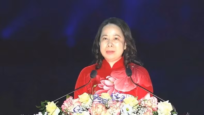 La Vice-Présidente Vo Thi Anh Xuân. Photo : TRUONG GIANG. La Vice-Présidente Vo Thi Anh Xuân. Photo : TRUONG GIANG.