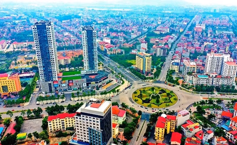 Une partie de la ville de Bac Ninh. Photo : chinhphu.vn