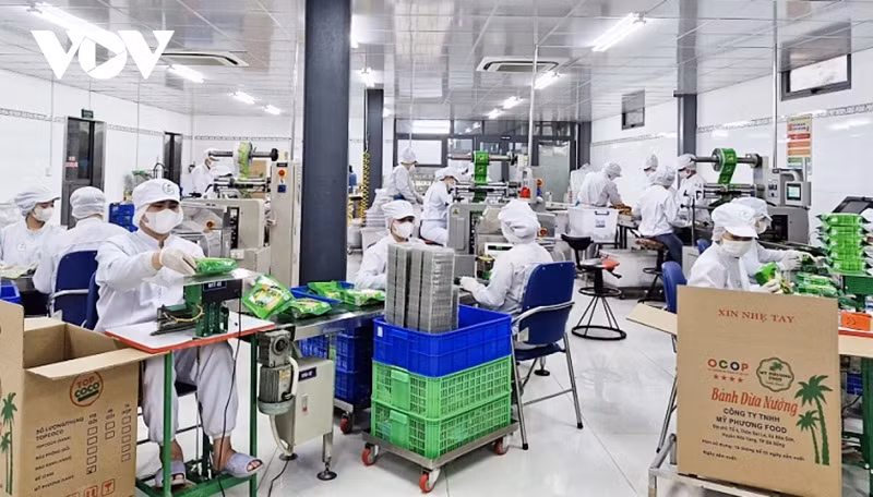Une usine de My Phuong Foods. Photo : VOV.
