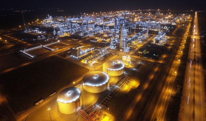 Le complexe pétrochimique de Nghi Son. Photo : NDEL