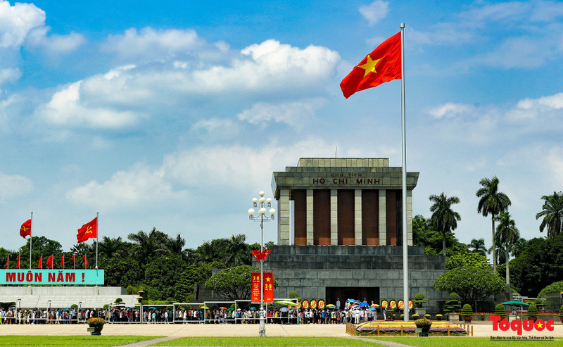 Le mausolée du Président Hô Chi Minh. Photo : toquoc.vn