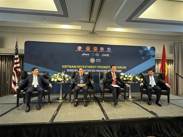 Une conférence visant à attirer les investissements dans la province de Hung Yên à San Francisco. Photo : VNA.