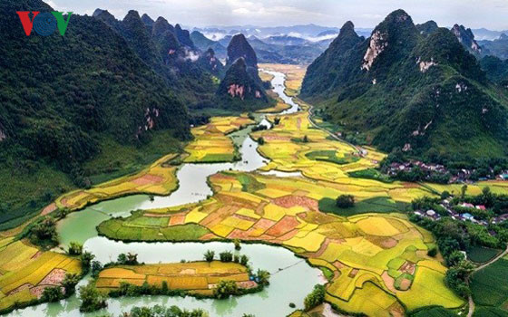 Le géoparc Non Nuoc Cao Bang. Photo : VOV.