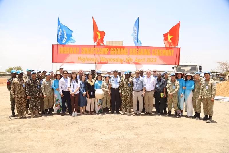 Le Camp intelligent doit être achevé en septembre de cette année. Photo : baoquocte.vn