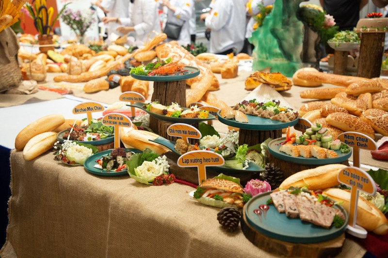 Lors d'un festival de la culture culinaire du Vietnam. Photo : VOV.