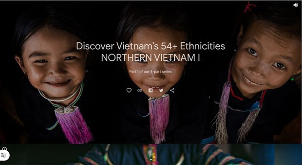 Des sourires sur le « musée numérique ». Photo: capture d'écran