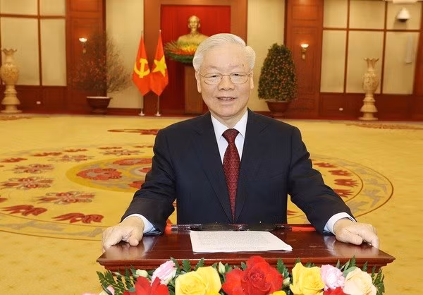 Le Secrétaire général du Parti communiste du Vietnam, Nguyên Phu Trong. Photo : VNA.