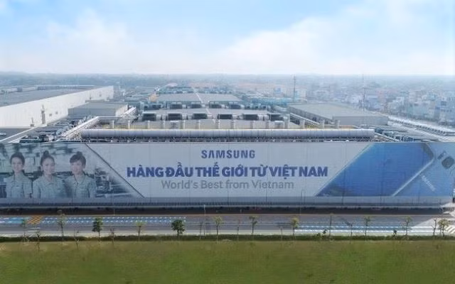 La moitié de des smartphones de Samsung sont produits au Vietnam. Photo : taichinhdoanhnghiep.net.vn