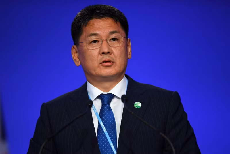 Le Président mongol Ukhnaagiin Khurelsukh. Photo : Getty Image.