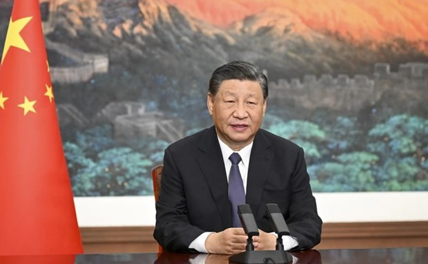 Le Secrétaire général du Comité central du Parti communiste chinois (PCC) et Président de la République populaire de Chine, Xi Jinping. Photo : Xinhua/VNA.