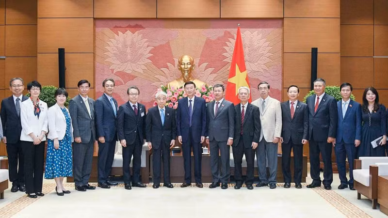 Lors de la réception. Photo : thoidai.com.vn