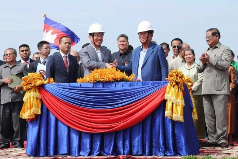 Cérémonie d’inauguration du projet dans la capitale Phnom Penh. Photo : The Phnom Penh Post.