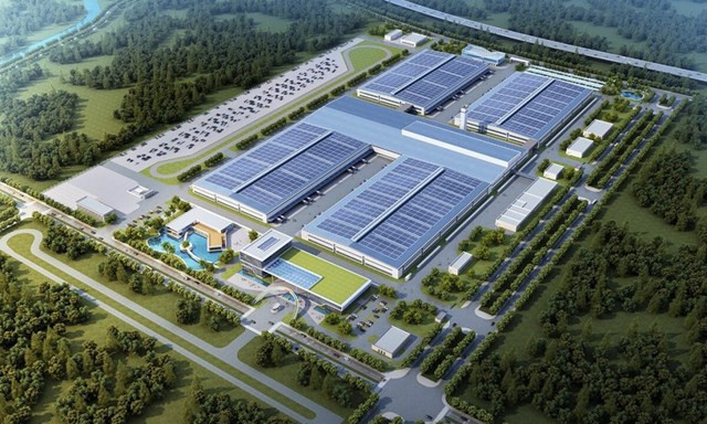 L'usine automobile Thành Công Viêt Hung dans le parc industriel Viêt Hung. Photo : baoquangninh.vn