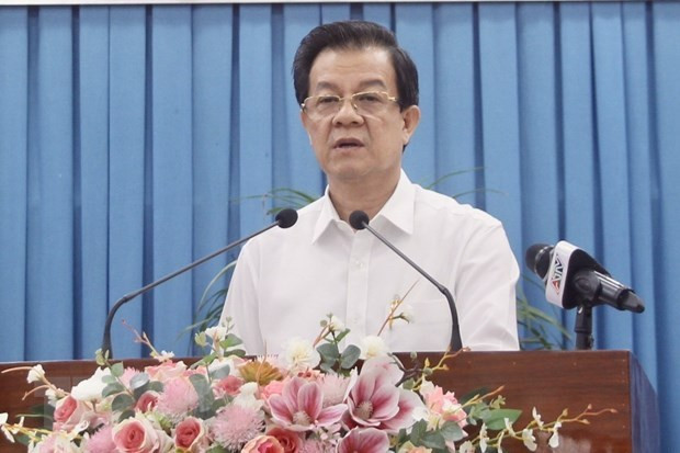 Le membre du Comité central du PCV et secrétaire du Comité du Parti de la province d'An Giang, Lê Hông Quang. Photo : VNA.